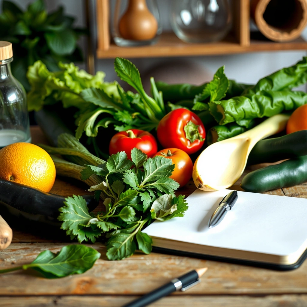 Frische Zutaten für persönlichen Ernährungsplan