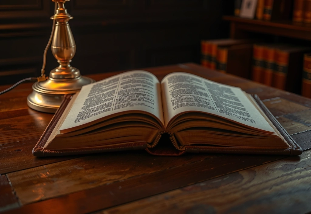 Rechtliche Unterlagen auf einem Schreibtisch